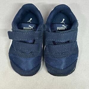 Puma Toddler Shoes Sneakers Navy Hook and Loop Size 4C